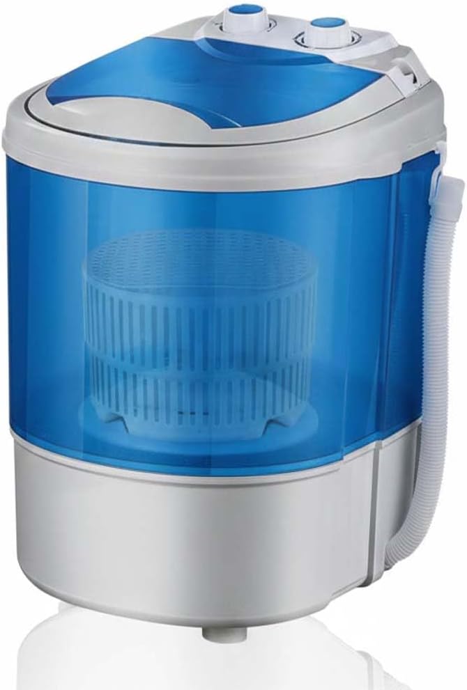 Denx DX2041 Mini Portable 2-in-1 Washing Machine 4.8KG Capacity, Compact Twin Tub Washer and Spinner for Clothes, Baby Garments, Shoes | DX2041