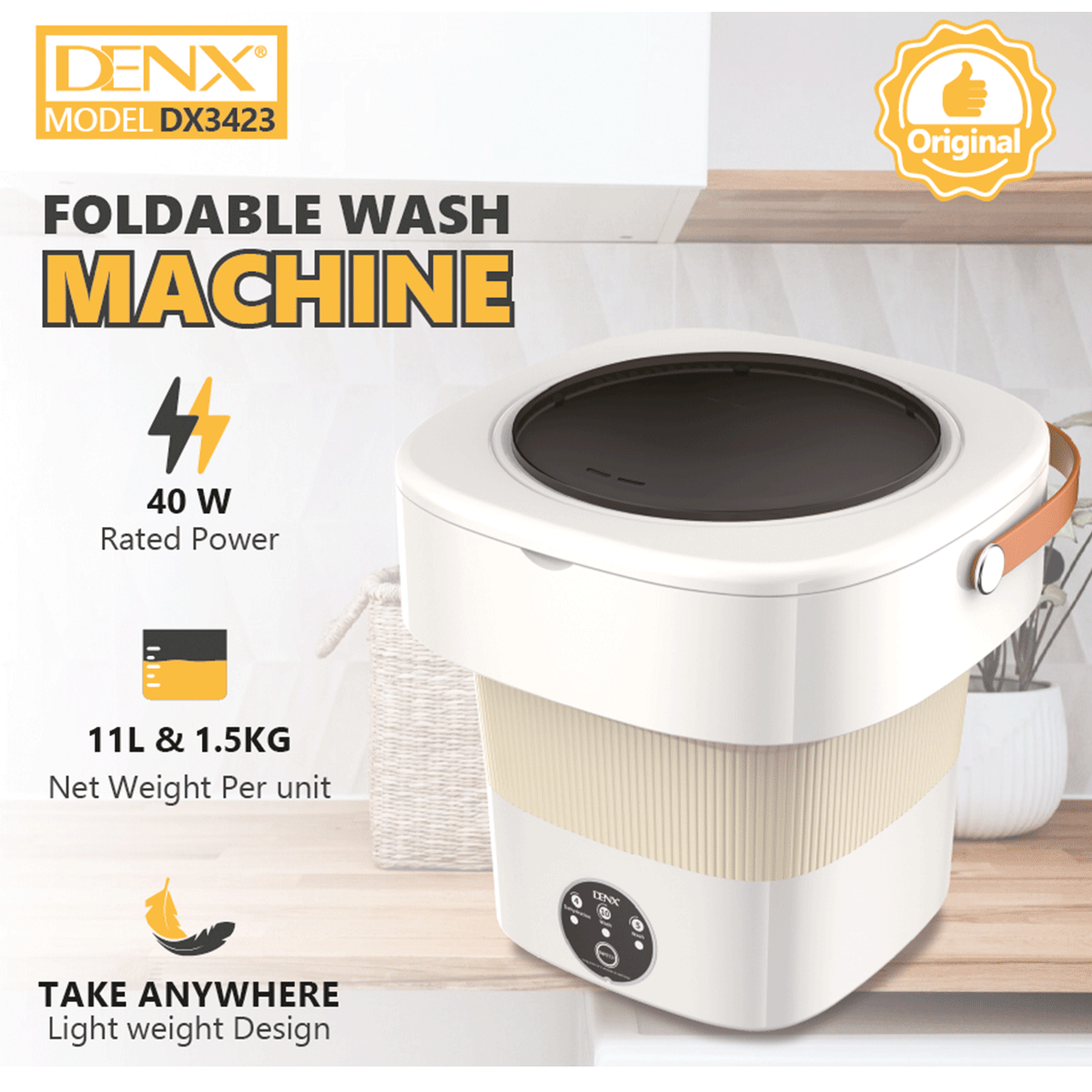 Foldable Mini Washing Machine