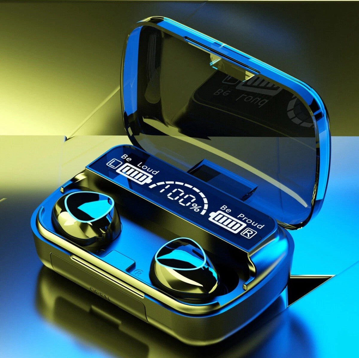 M10 TWS Bluetooth 5.1 Earphones 2400mAh