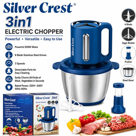 Silver Crest Chopper 3 in 1 - 3L